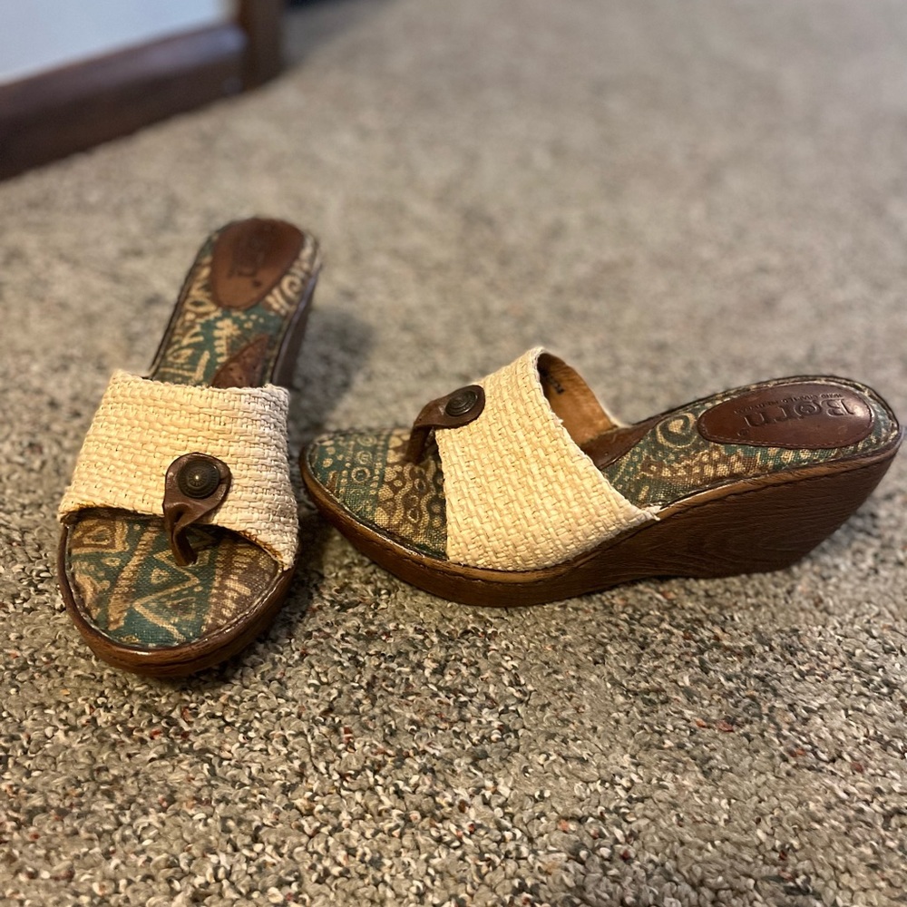 Born wedge heels